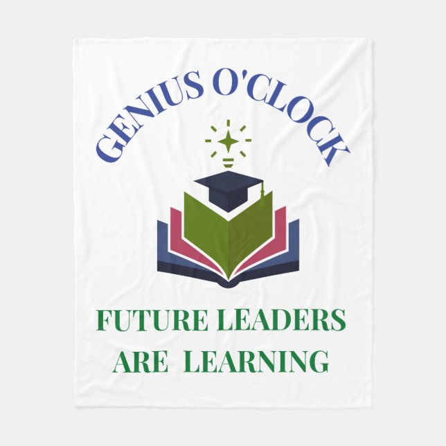 Couverture Polaire Genius O'Clock – Les futurs leaders apprennent  (Devant)
