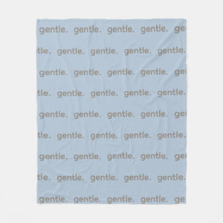 Couverture Polaire Gentle Repeated Word Pattern Cozy, Calm & Soft