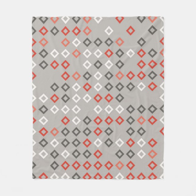 Couverture Polaire Geometric pattern design abstract, art, background (Devant)