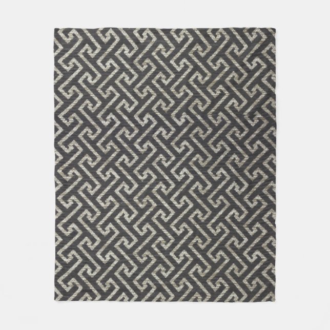 Couverture Polaire Géométrique (Devant)