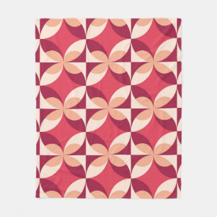 Couverture Polaire Géométrique Abstraite : Conception textile transpa