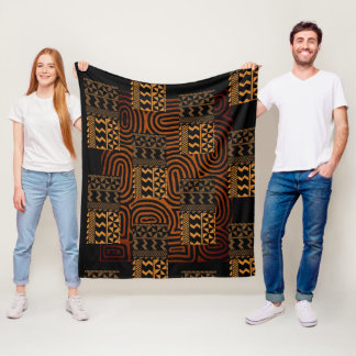 Couverture Polaire Géométrique Afrocentrique