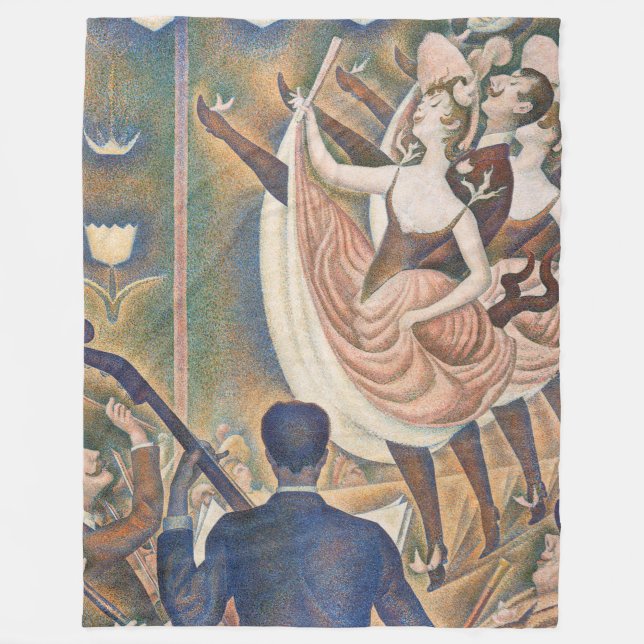 Couverture Polaire Georges Seurat - Le Chahut (Devant)