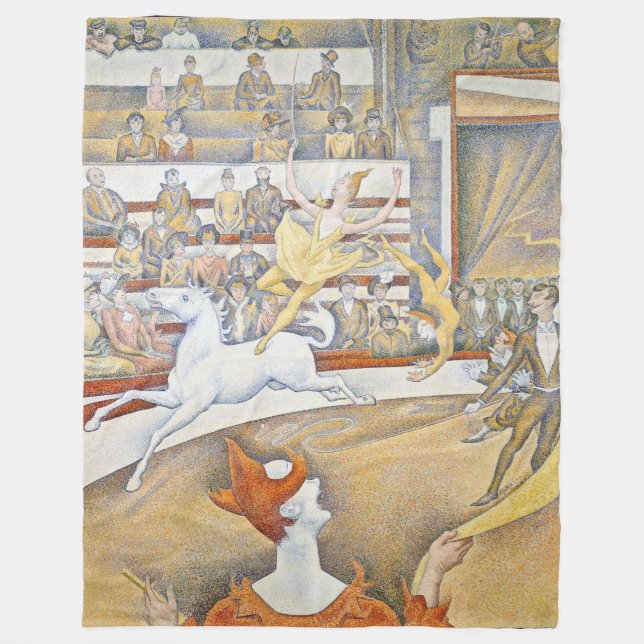 Couverture Polaire Georges Seurat - Le Cirque (Devant)