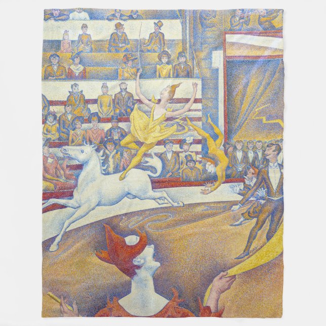 Couverture Polaire Georges Seurat - Le Cirque (Devant)
