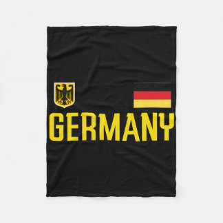 Couverture Polaire Germany Flag Deutschland Footbyll Soccer Fan Men W
