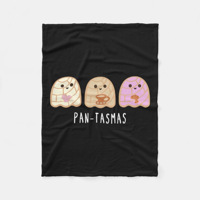 Couverture Polaire Ghost Funny Éffrayant Conchas Mexicain Ghost (Devant)