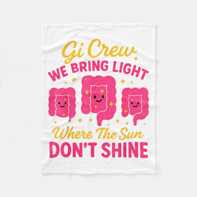 Couverture Polaire Gi Crew We Bring Light Where The Sun Don't Shine  (Devant)