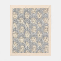 Gibson filles Victorian femme motif gris pêche