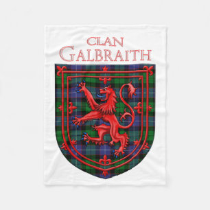 Couverture Polaire Gibson Tartan Scottish Plaid Lion Rampant