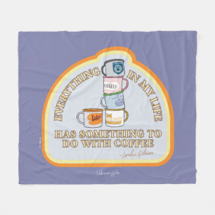 Couverture Polaire Gilmore Girls Graphique des devis de café