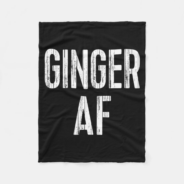 Couverture Polaire Ginger Af Shirt Irish Men Women St Patricks Day  (Devant)