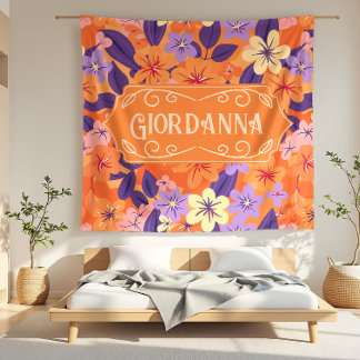 Couverture Polaire Giordanna Floral Floral Moderne Fleurit