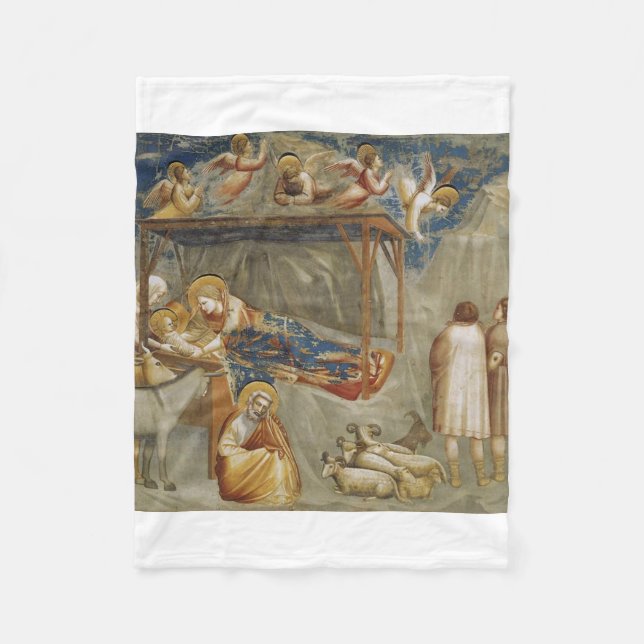 Couverture Polaire Giotto di Bondone La Nativité Fine Art Collection (Devant)