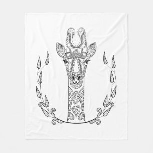 Couverture Polaire Girafe inspirée