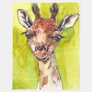Couverture Polaire Giraffe