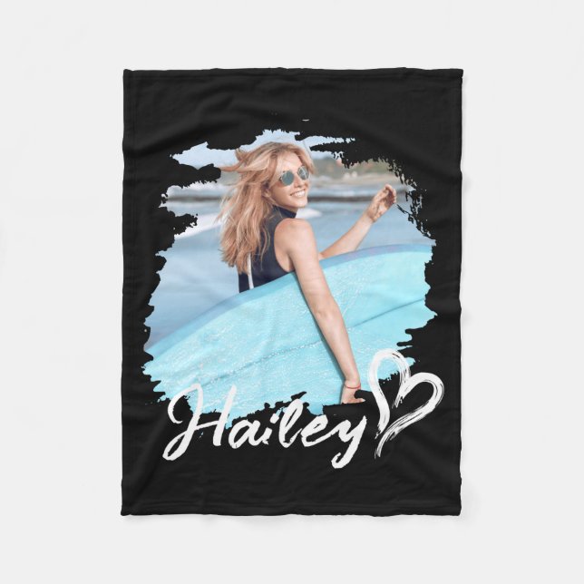 Couverture Polaire Girlfriend Nge Heart Simple Modern Cool Photo  (Devant)