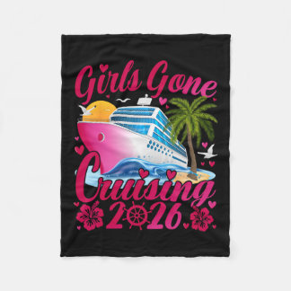 Couverture Polaire Girls Gone Cruising 2026 Women Cruise Vacation 1 