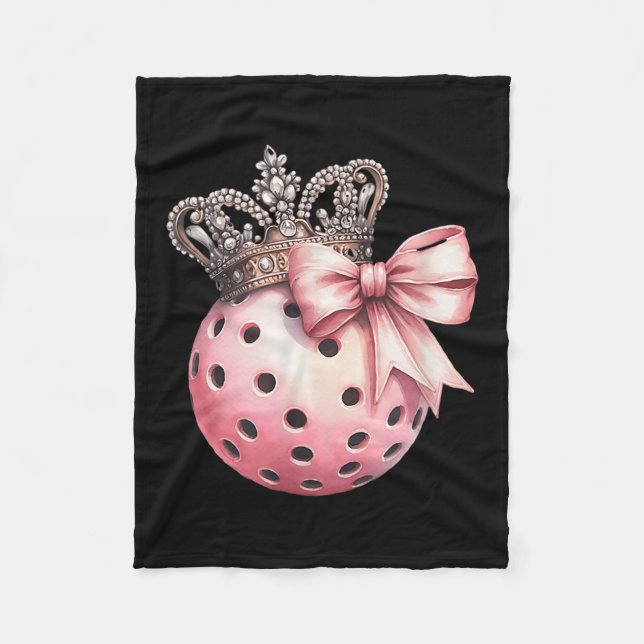 Couverture Polaire Girly Ckleball Princess Queen Crown For Women  (Devant)
