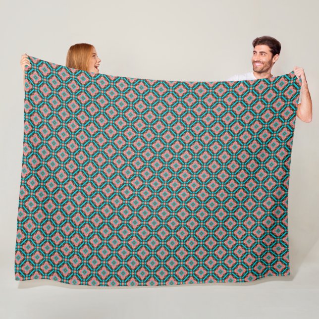 Couverture Polaire Glaçage royal (En situation)