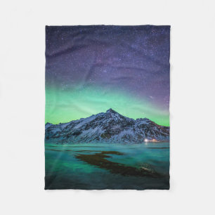 Couverture Polaire Glace et neige Aurora Borealis Voie Lactée Islan