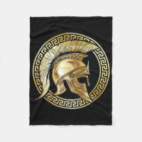Gladiateur doré casque spartiate Sparta Grec Worko