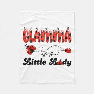 Couverture Polaire Glamma de la petite fille d'anniversaire ladybug