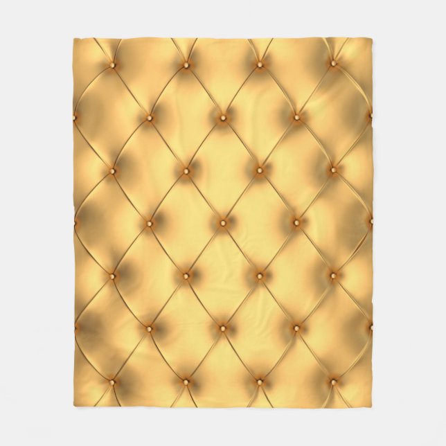 Couverture Polaire Glamour golden  interior decorating background (Devant)