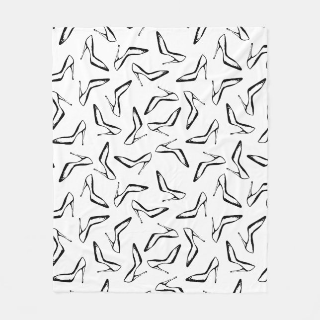 Couverture Polaire Glamour talons hauts main tirés (Devant)