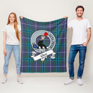 Couverture Polaire Glen verre Tartan moderne Plaid