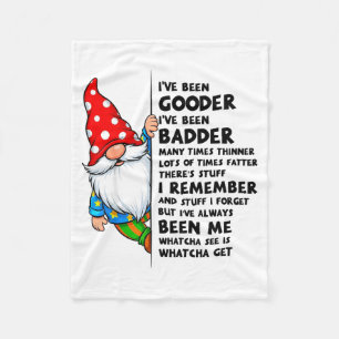 Couverture Polaire Gnome J'ai été meilleur J'ai été pire Plusieurs fo