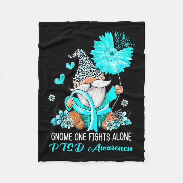 Couverture Polaire Gnome One combat seul Turquoise Ribbon Warrier Pts (Devant)