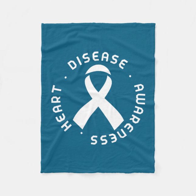 Couverture Polaire Go Red In February Heart Disease Awareness Health  (Devant)