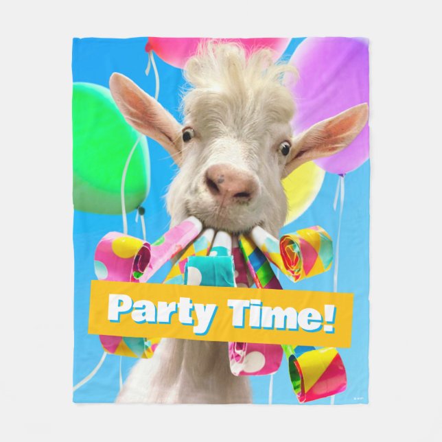 Couverture Polaire Goat with Party Blowers (Devant)