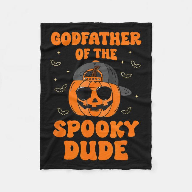 Couverture Polaire Godfather Of The Soky Dude Halloween Pumpkin Bday  (Devant)