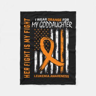Couverture Polaire Godgirl Leukemia Cancer Awareness American Fla