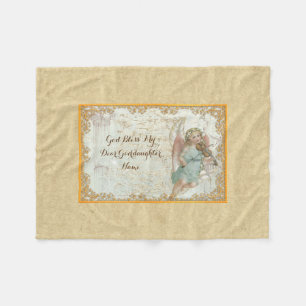 Couverture Polaire Godgirl Vintage Art Angel Personnalisé