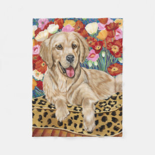 Couverture Polaire Golden Boy Retriever