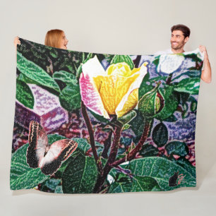 Couverture Polaire Golden Flame