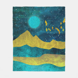 Couverture Polaire Golden Flock