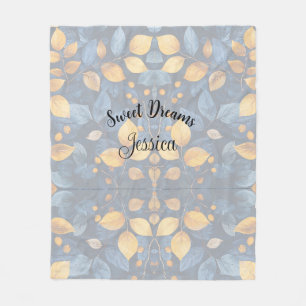 Couverture Polaire Golden Foliage Dreams Automne Nature Beauté