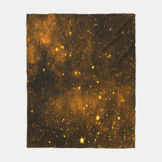 Couverture Polaire Golden Galaxy Starry Night