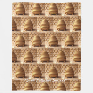 Couverture Polaire "Golden Light Designs"