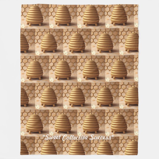 Couverture Polaire "Golden Light Designs" (Devant)