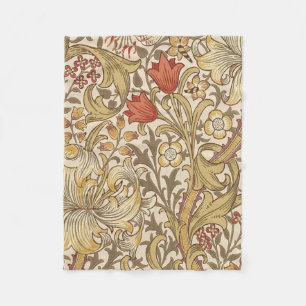Couverture Polaire Golden Lily Version Motif 2 Par William Morris