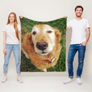 Couverture Polaire Golden Retriever