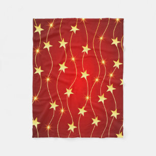 Couverture Polaire Golden Stars Motif sans couture
