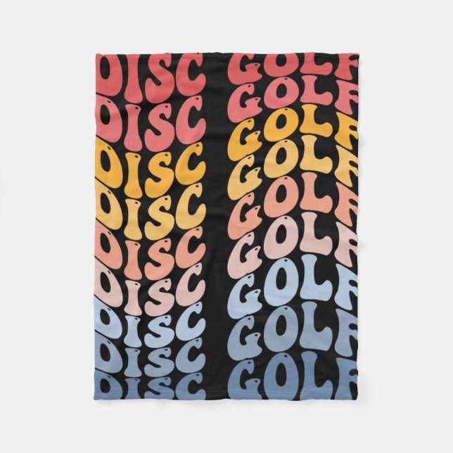 Couverture Polaire Golf à disque Discoïde Groovy Golf à disque Joueur (Devant)