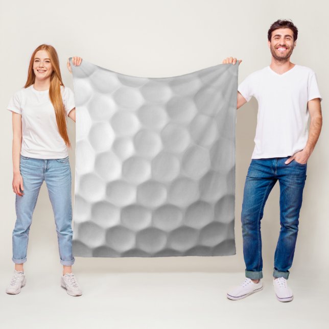 Couverture Polaire Golf Ball Texture (En situation)