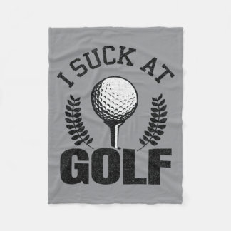 Couverture Polaire Golf naze Golf drôle Golfeurs Sarcasme Golf